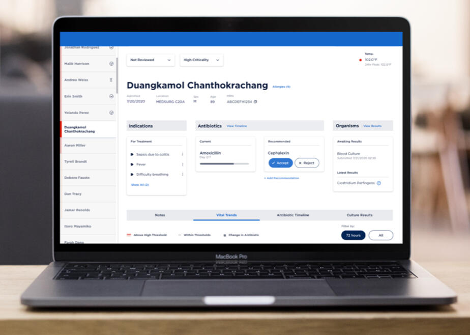 Image of a spreadsheet and an app screen
